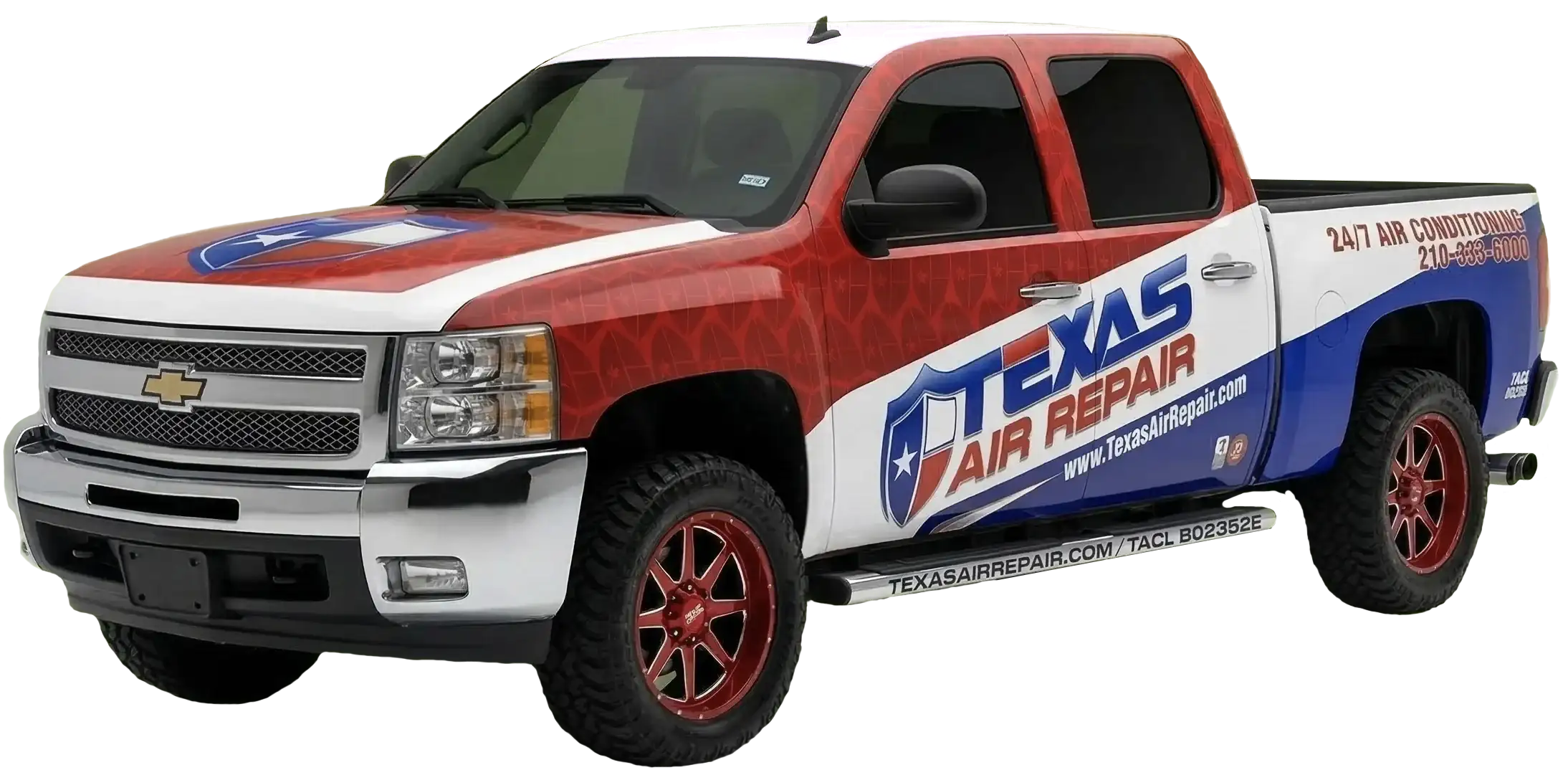 Texas Air Repair service truck